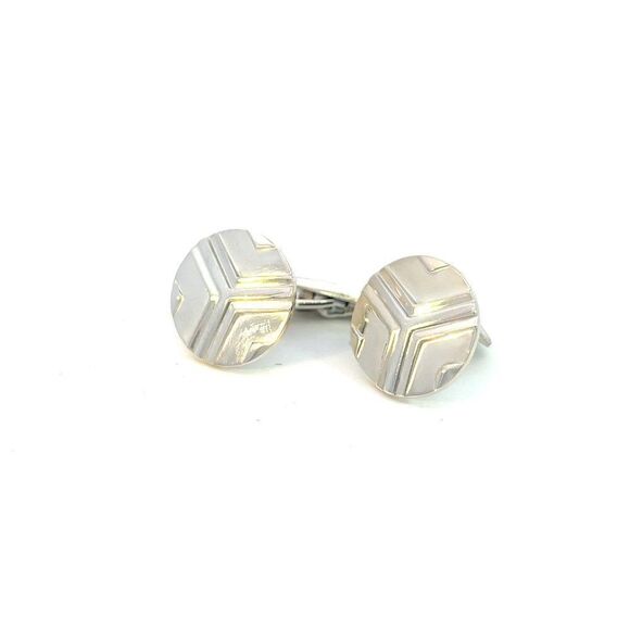 Georg Jensen Estate Cufflinks Sterling Silver GJ23 - Picture 3 of 5